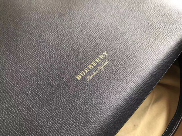 HOT SALE Burberry The Medium Banner in Leather and House Check