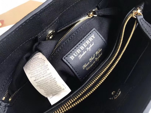 HOT SALE Burberry The Medium Banner in Leather and House Check