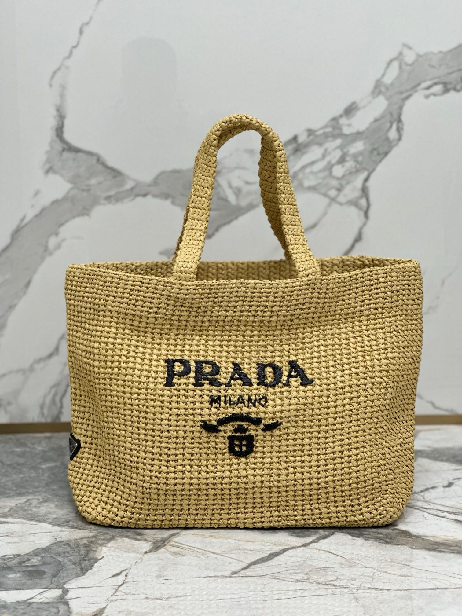 HOT SALE PRADA Crochet tote bag