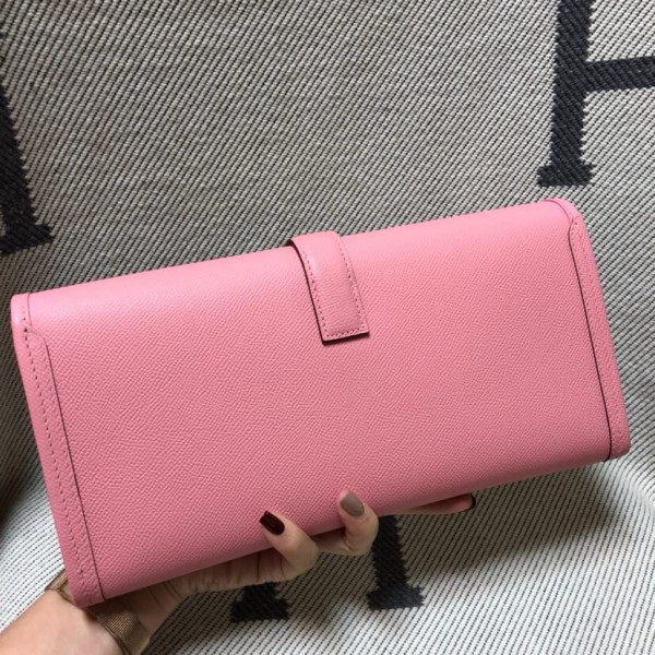 HOT SALE HERMES JIGE 29CM CLUTCH ALL HANDMADE