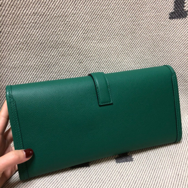 HOT SALE HERMES JIGE 29CM CLUTCH ALL HANDMADE