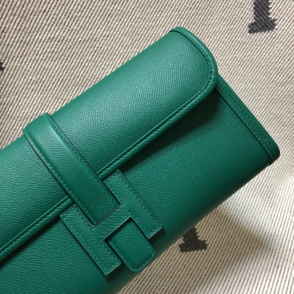 HOT SALE HERMES JIGE 29CM CLUTCH ALL HANDMADE