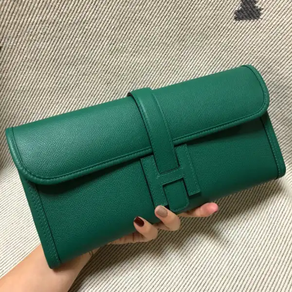 HERMES JIGE 29CM CLUTCH ALL HANDMADE