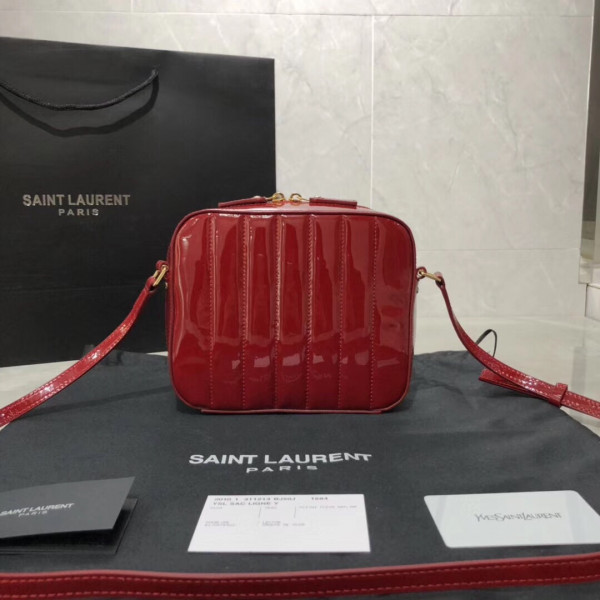 HOT SALE YSL Vicky Patent leather