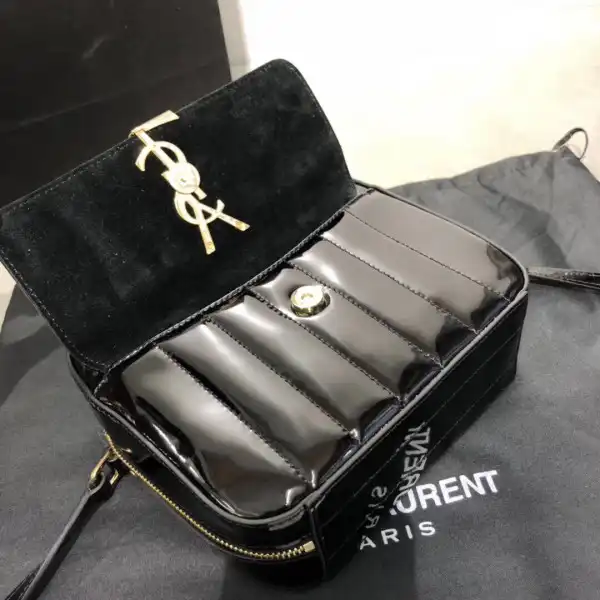 First bag ru YSL Vicky Patent leather