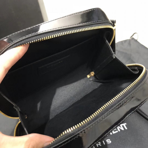 HOT SALE YSL Vicky Patent leather