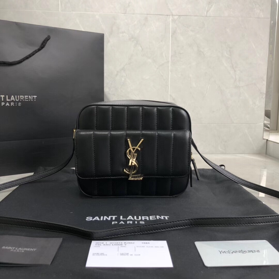 HOT SALE YSL Vicky Lambskin