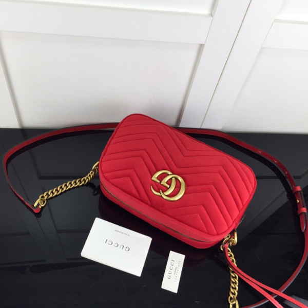 Gucci GG Marmont velvet small shoulder bag