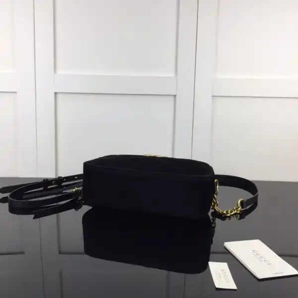 Frstbag ru Gucci GG Marmont velvet small shoulder bag