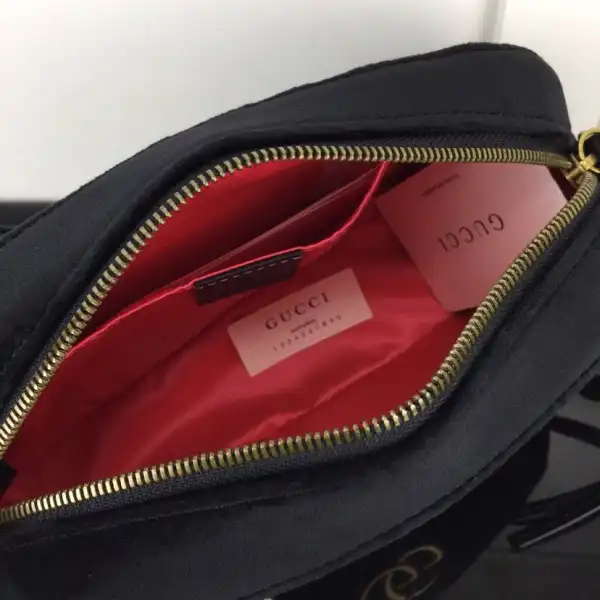 Cheap Gucci GG Marmont velvet small shoulder bag