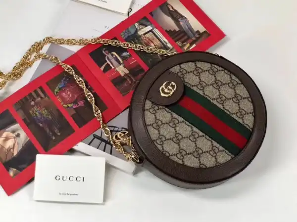 Affordable TO Gucci Ophidia mini GG round shoulder bag