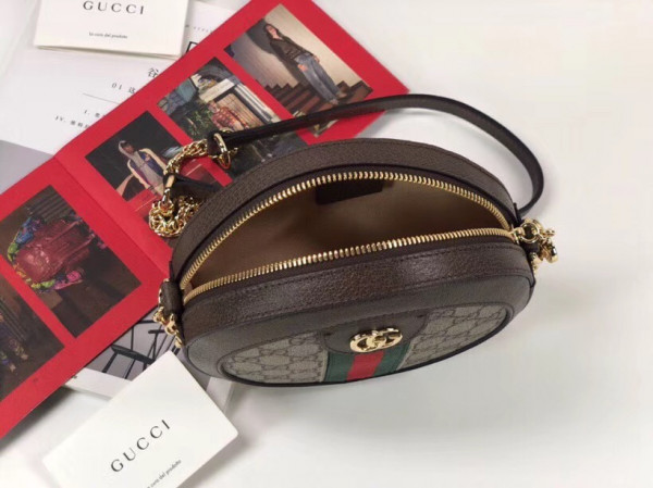 HOT SALE Gucci Ophidia mini GG round shoulder bag