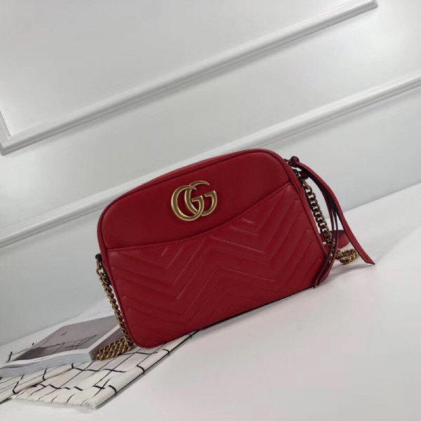 HOT SALE Gucci GG Marmont matelassé shoulder bag