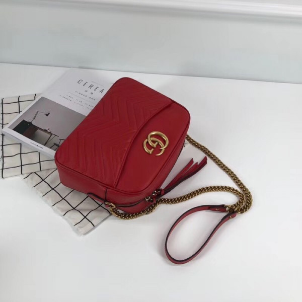 HOT SALE Gucci GG Marmont matelassé shoulder bag