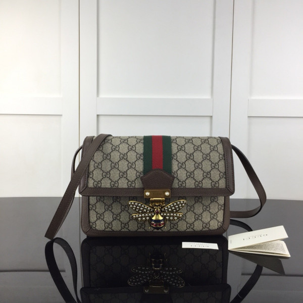 HOT SALE Gucci Queen Margaret GG medium shoulder bag