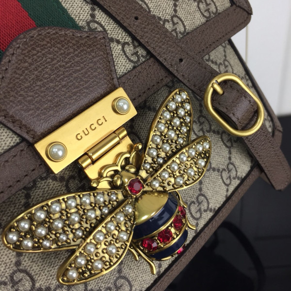 HOT SALE Gucci Queen Margaret GG medium shoulder bag