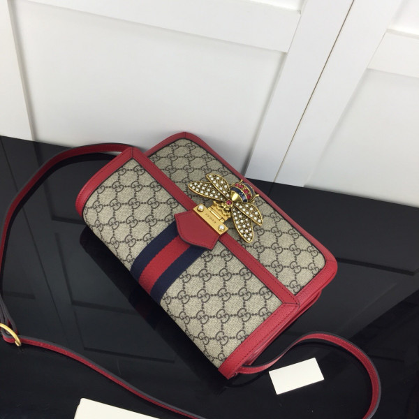 HOT SALE Gucci Queen Margaret GG medium shoulder bag