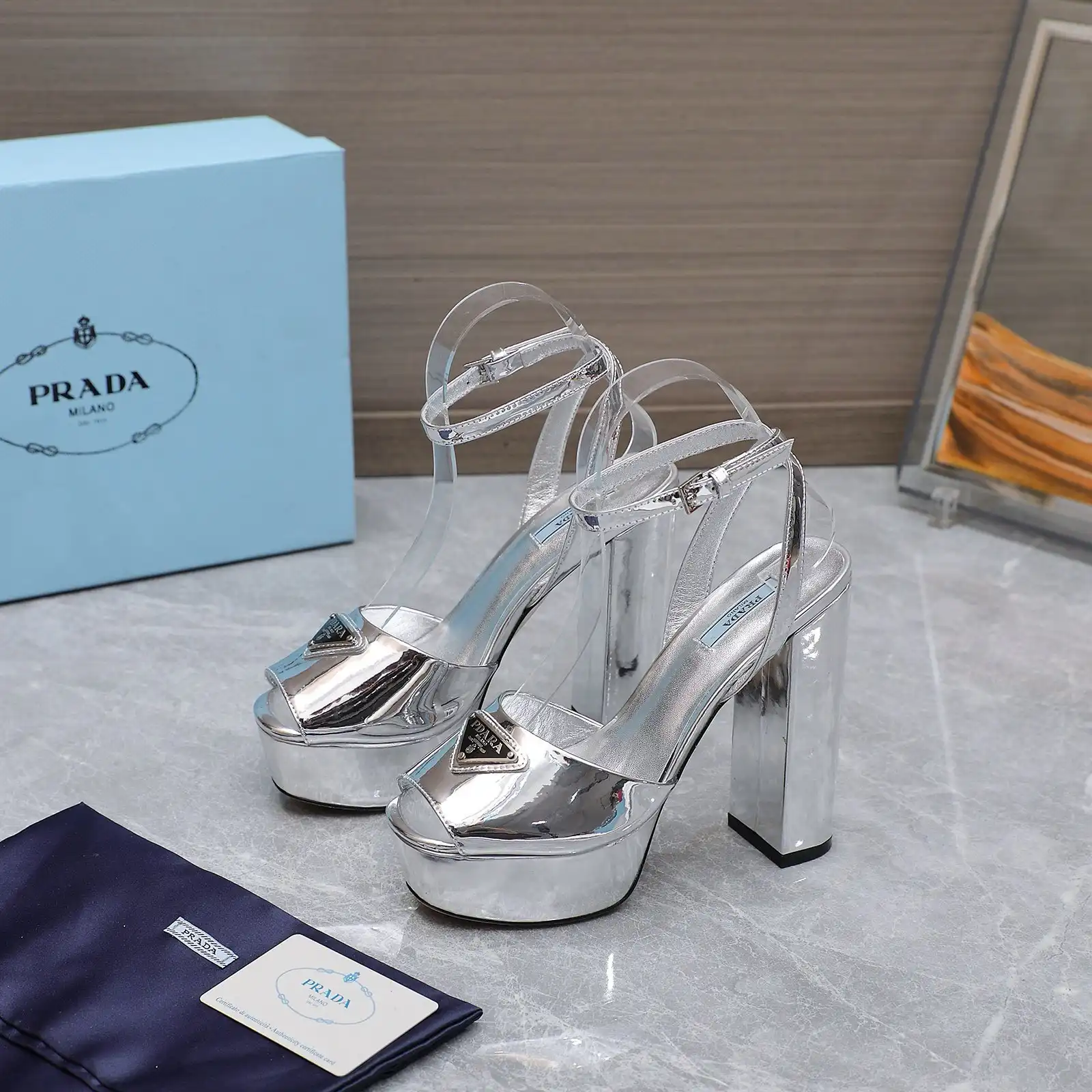 First bag ru prada platform sandals-13CM