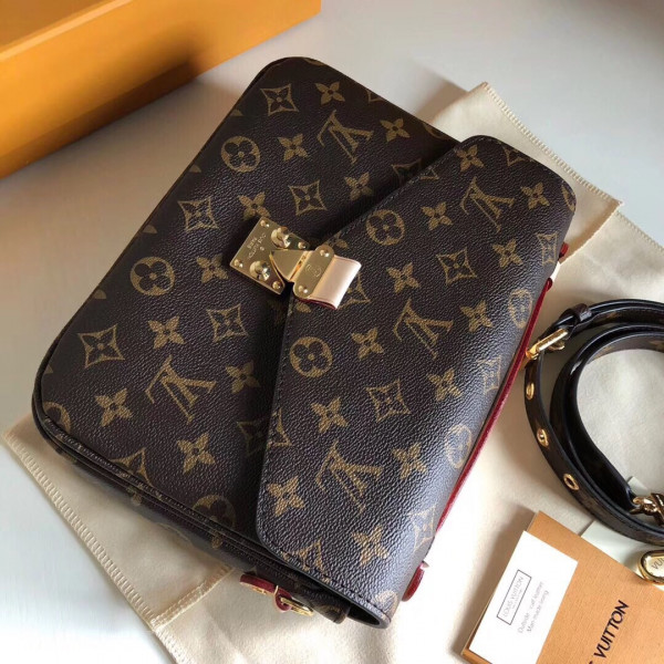 [FREE SHIPPING] Louis Vuitton M40780 Monogram Pochette Metis Messenger