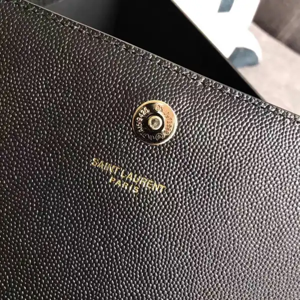 YSL Wallet Caviar