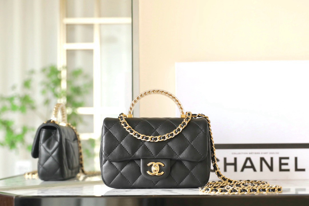 HOT SALE CL FLAP BAG WITH TOP HANDLE