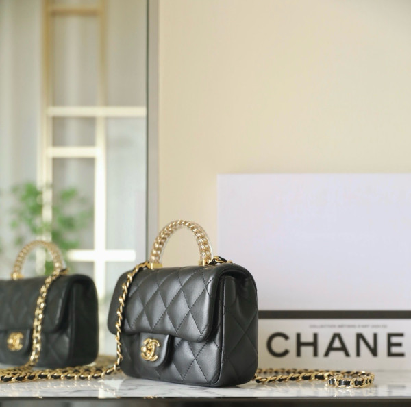 HOT SALE CL FLAP BAG WITH TOP HANDLE