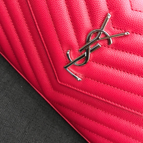 HOT SALE YSL CASSANDRE MATELASSÉ CHAIN WALLET