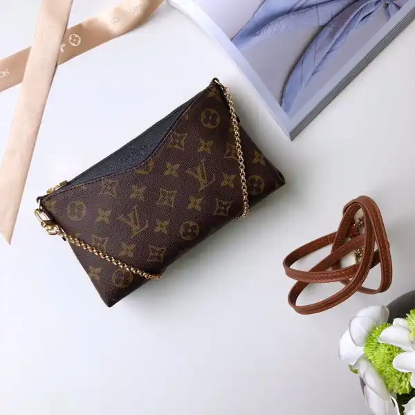 Aaa replica bags Louis Vuitton PALLAS CLUTCH