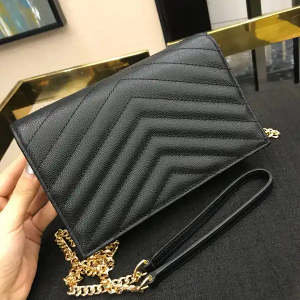 YSL CASSANDRE MATELASSÉ CHAIN WALLET