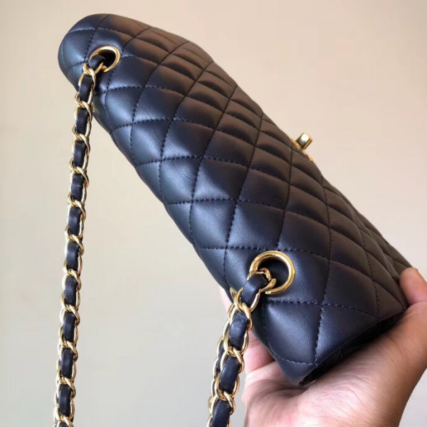 HOT SALE CL Royalblue Lambskin 2.55 With Gold Hardware