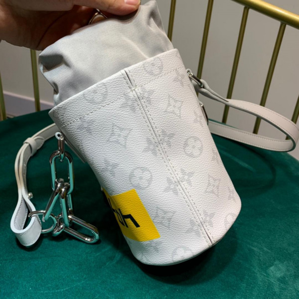 HOT SALE LOUIS VUITTON CHALK NANO BAG