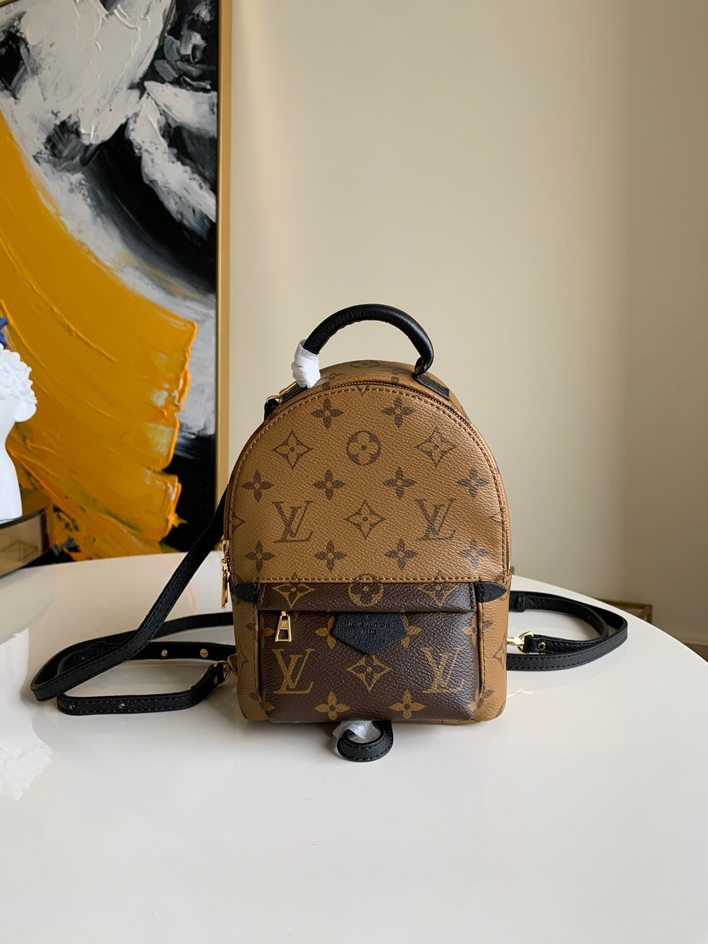 [FREE SHIPPING] LOUIS VUITTON PALM SPRINGS MINI NEW EDITON