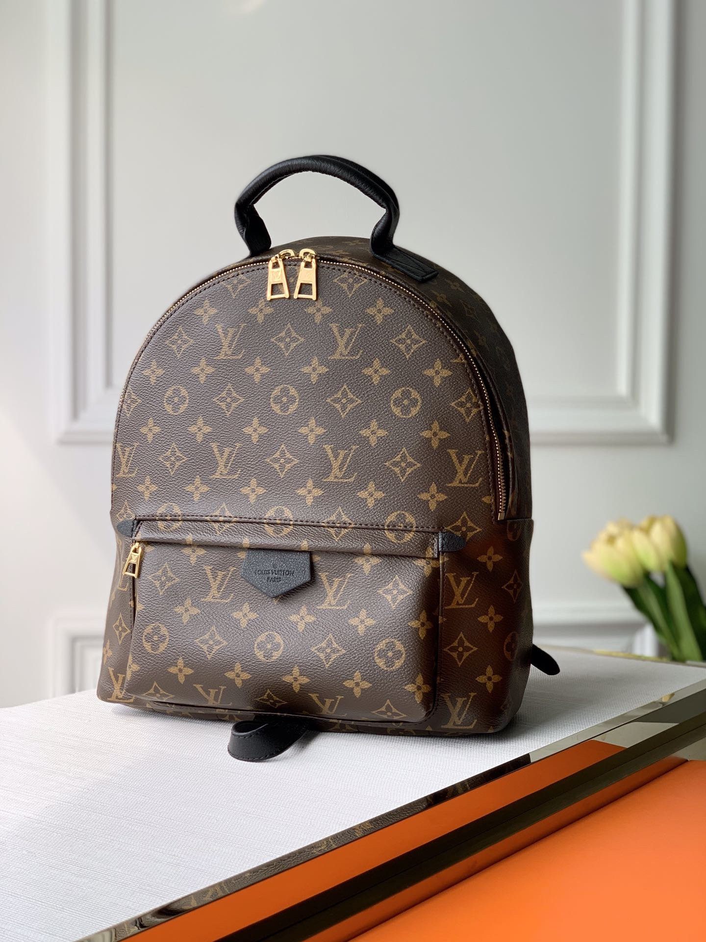 [FREE SHIPPING] LOUIS VUITTON PALM SPRINGS MM NEW EDITION