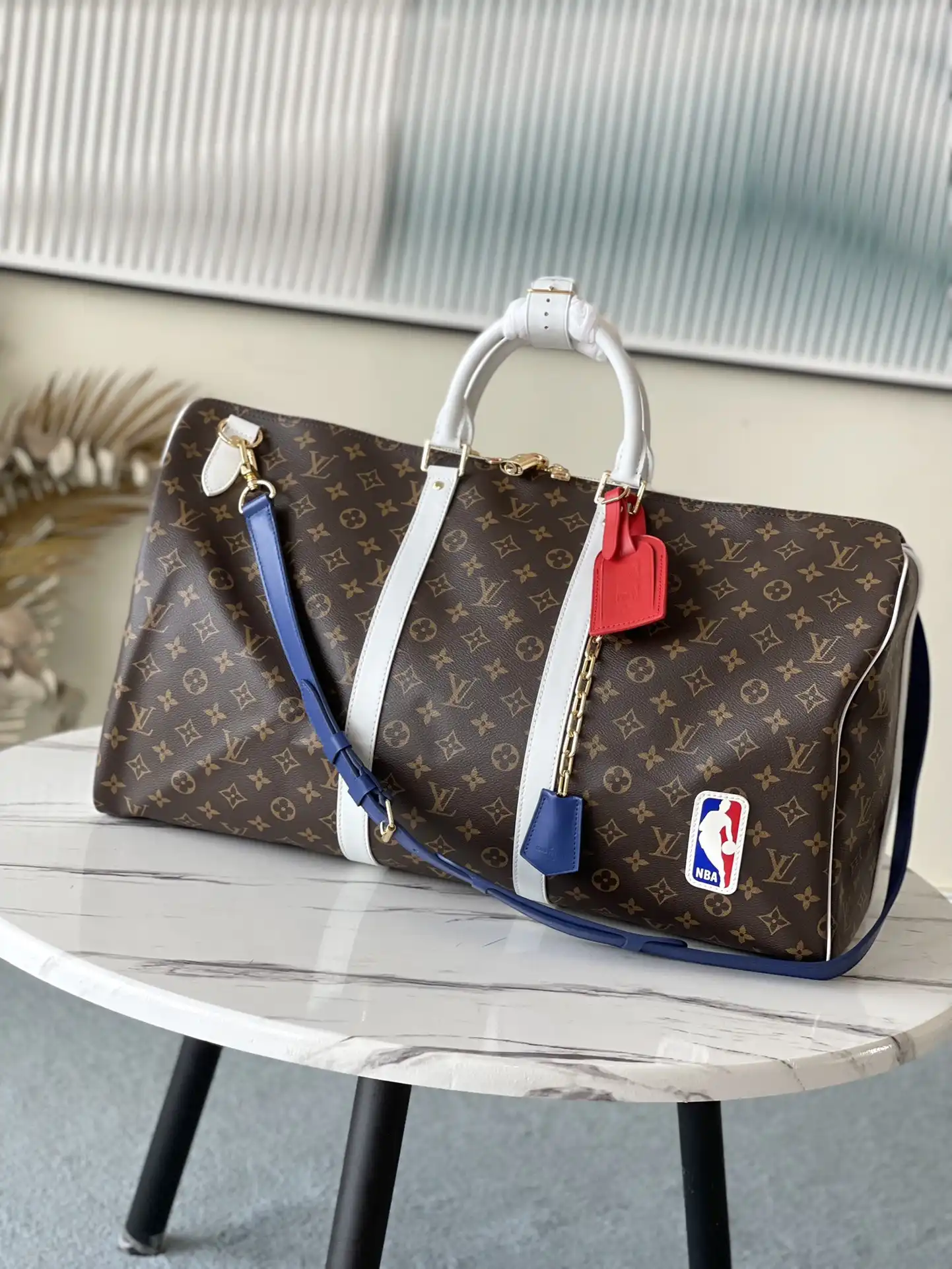 First bag ru LOUIS VUITTON LVXNBA BASKETBALL KEEPALL 55