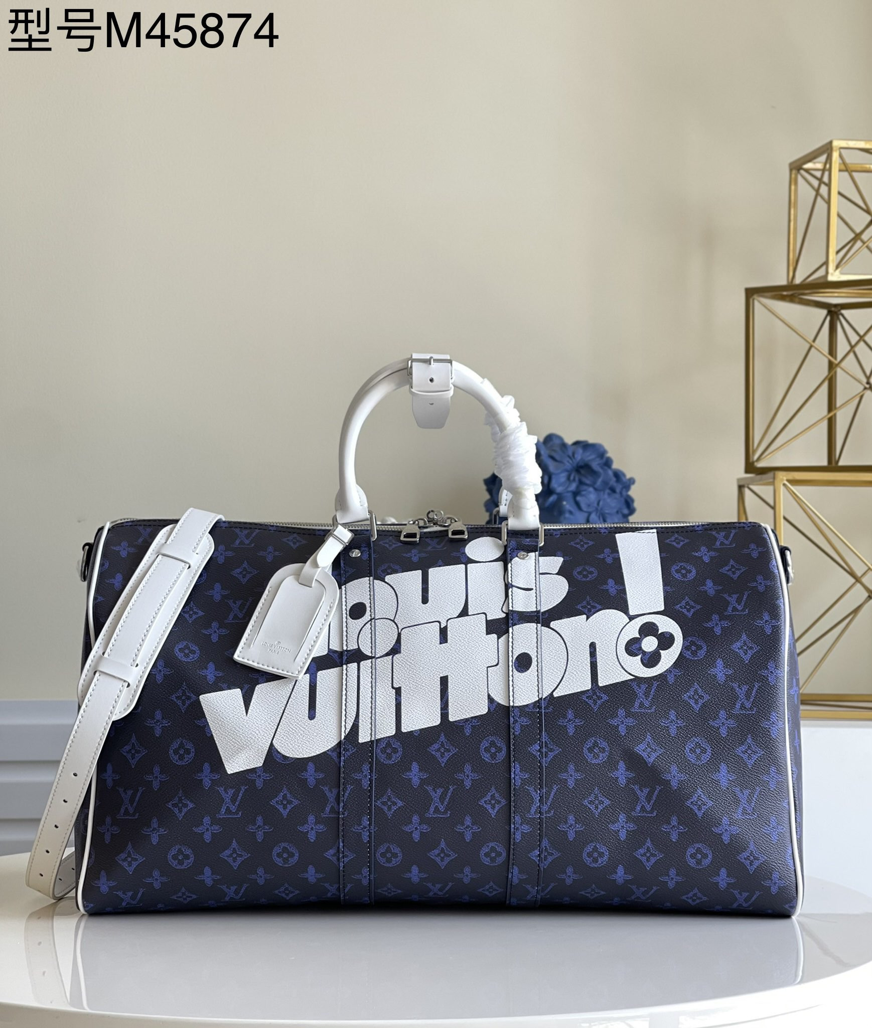 HOT SALE LOUIS VUITTON KEEPALL BANDOULIERE 55