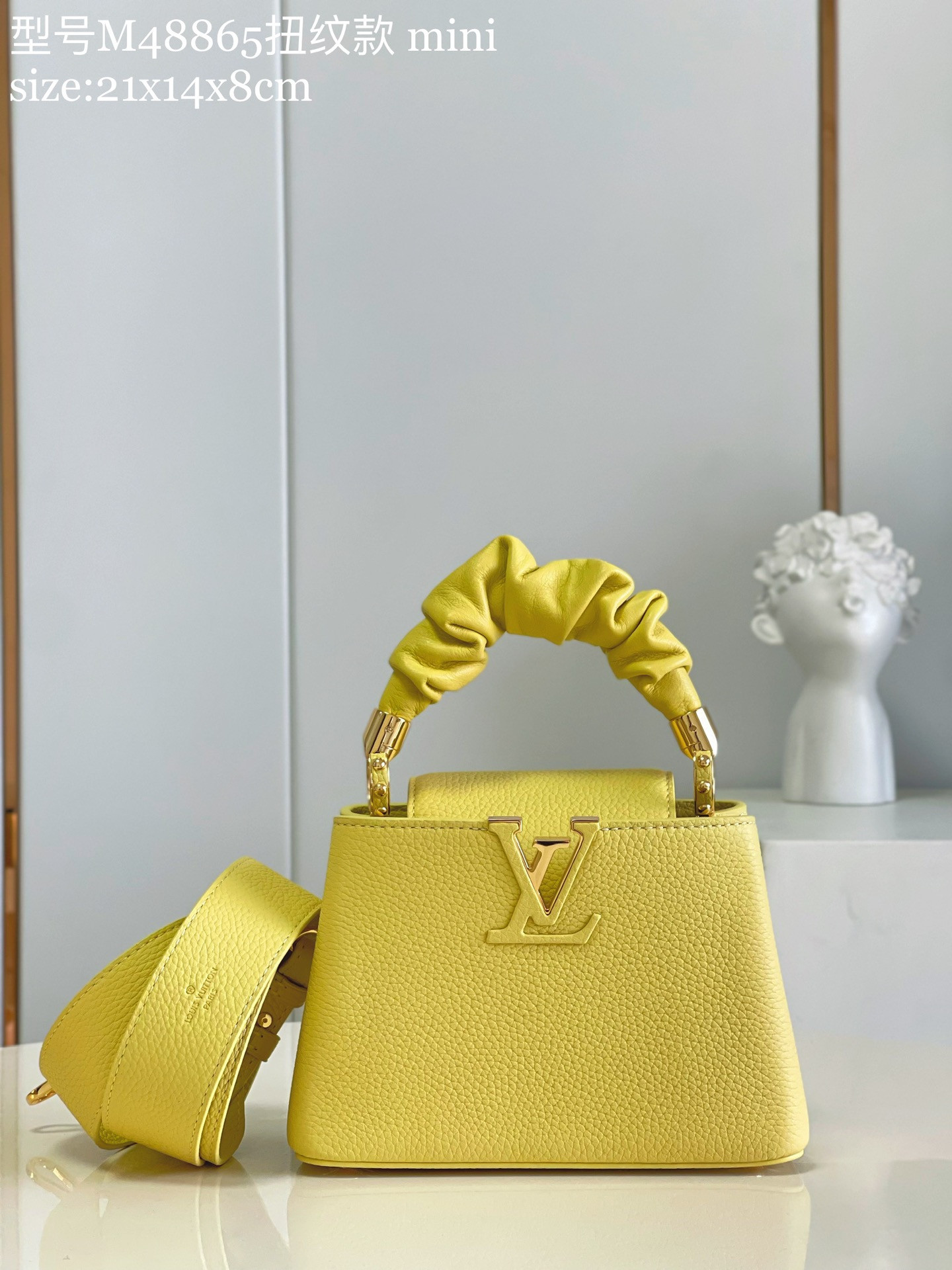 [FREE SHIPPING] LOUIS VUITTON CAPUCINES MINI