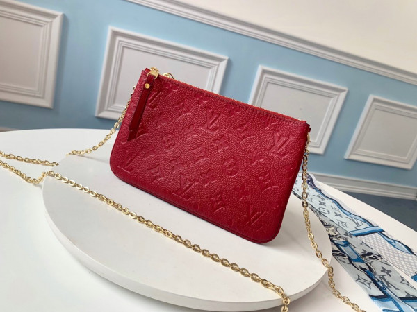 HOT SALE LOUIS VUITTON DOUBLE ZIP POCHETTE