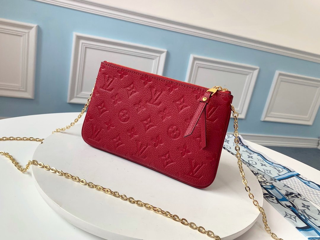 HOT SALE LOUIS VUITTON DOUBLE ZIP POCHETTE