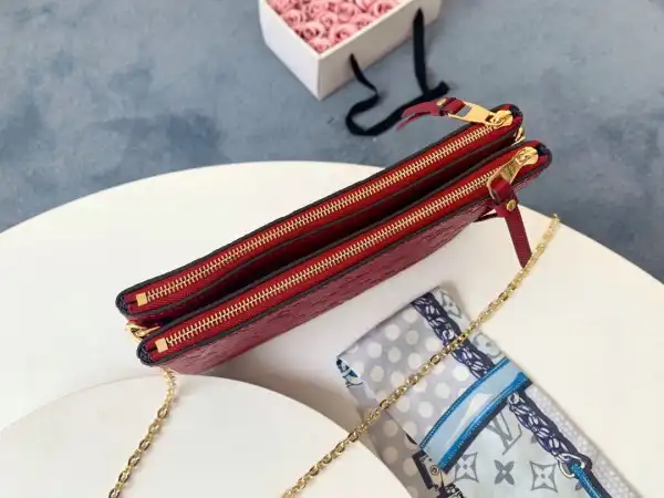 LOUIS VUITTON DOUBLE ZIP POCHETTE