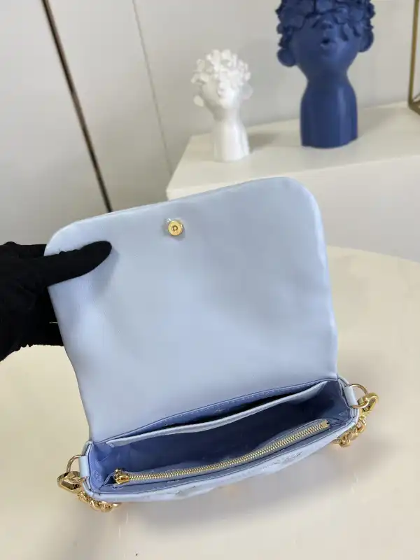 Aaa replica bags LOUIS VUITTON WALLET ON STRAP BUBBLEGRAM