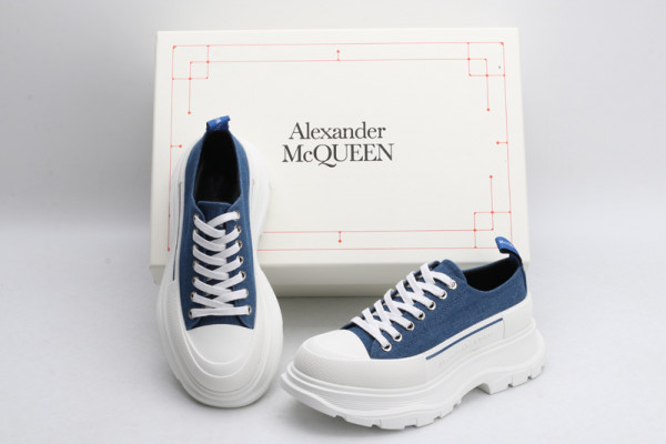 HOT SALE ALEXANDER MCQUEEN Tread Slick Lace Up