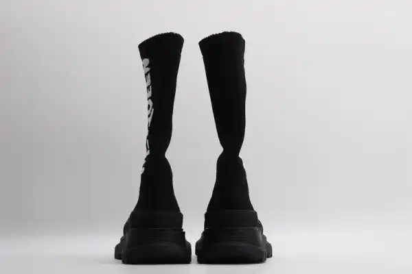 Bagsoffer yupoo ALEXANDER MCQUEEN Graffiti Knit Tread Slick Boot