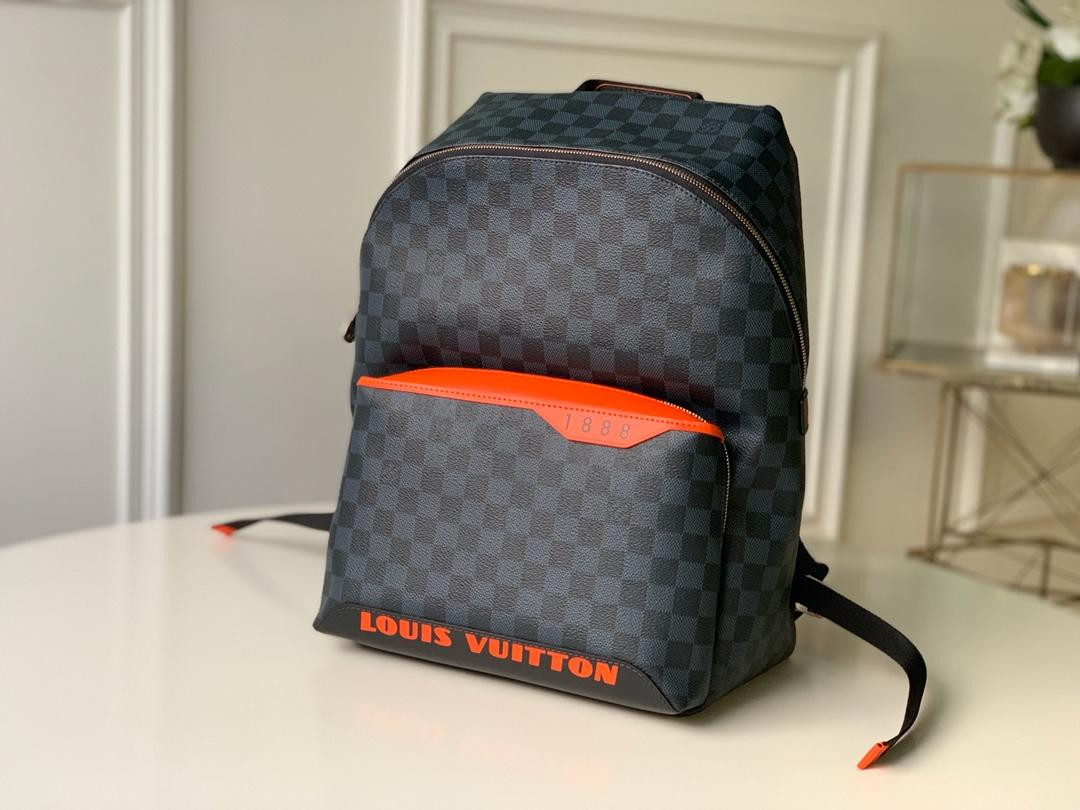 HOT SALE Louis Vuitton DAMIER COBALT RACE DISCOVERY BACKPACK PM