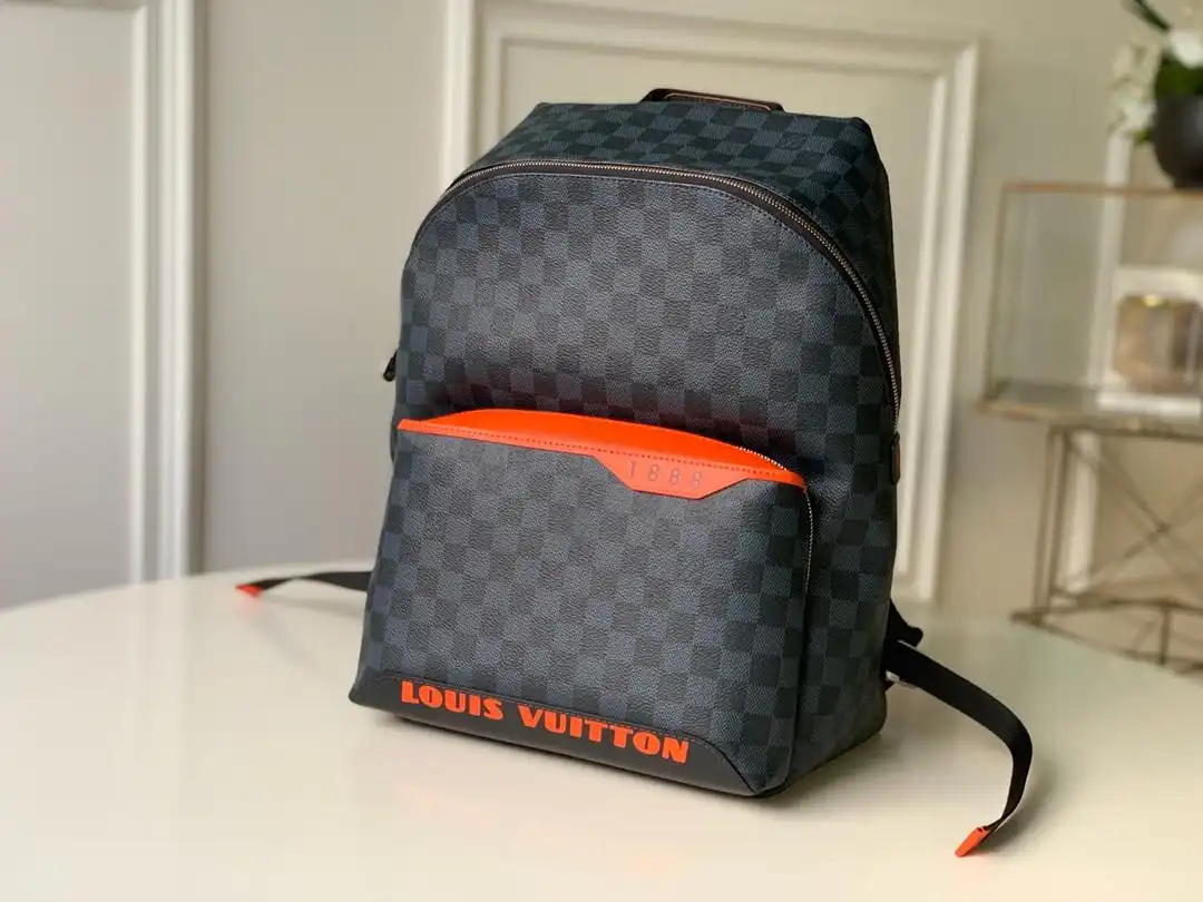 Louis Vuitton DAMIER COBALT RACE DISCOVERY BACKPACK PM