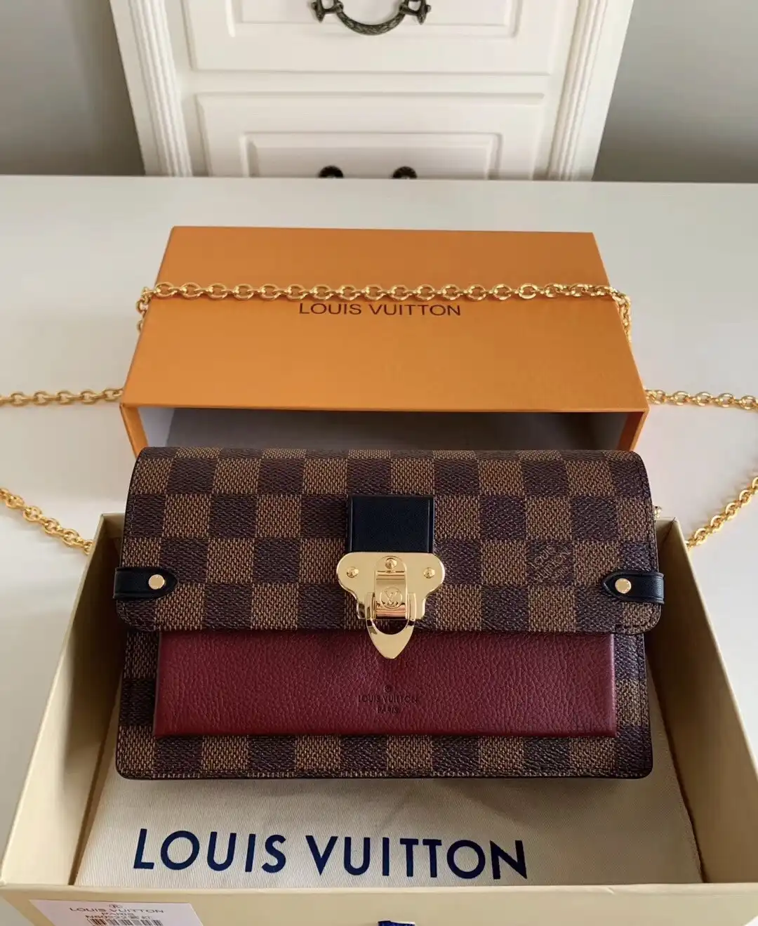 REP LOUIS VUITTON VAVIN CHAIN WALLET