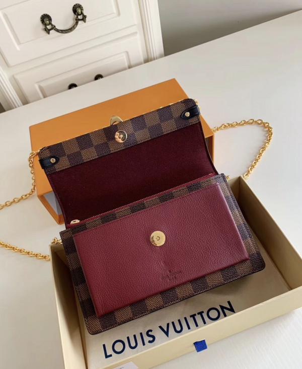 HOT SALE LOUIS VUITTON VAVIN CHAIN WALLET