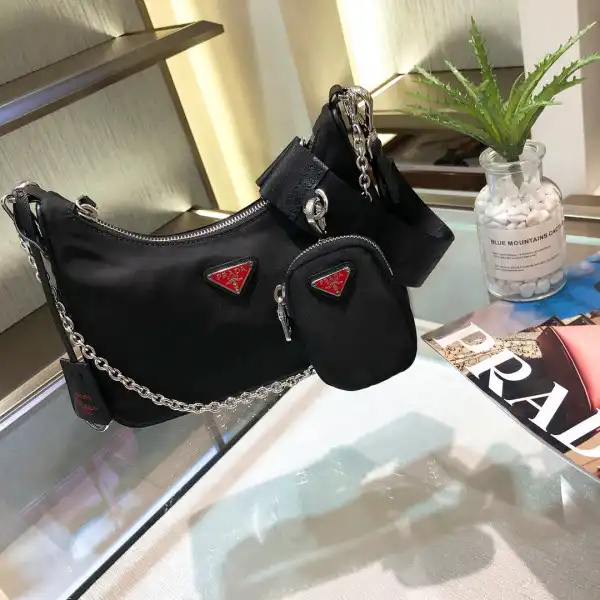 First bag ru PRADA NYLON HOBO BAG