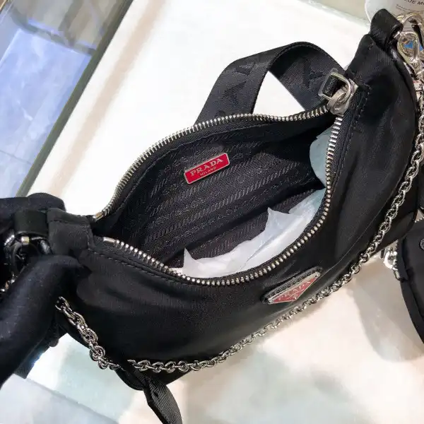 First bag ru PRADA NYLON HOBO BAG