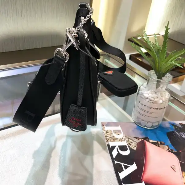 First Bag Ru PRADA NYLON HOBO BAG