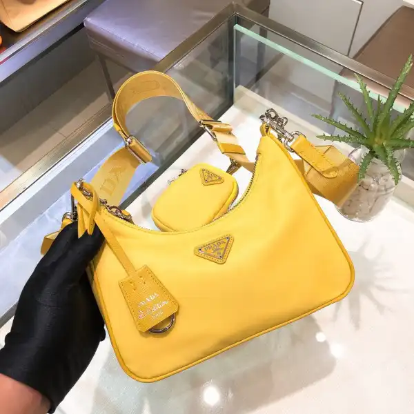 PRADA NYLON HOBO BAG